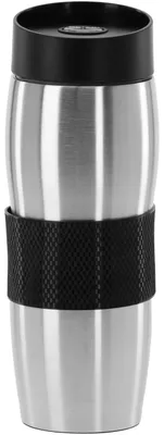 Thermobecher Edelstahl 350 ml, Antirutsch, auslaufsicher