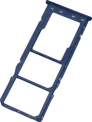 Immagine prodotto di Clappio, supporto duale per schede Nano-SIM e Micro-SD per Samsung Galaxy A10, colore blu