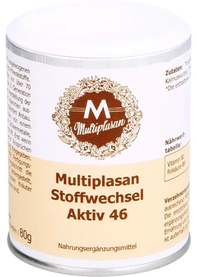 Produktbild von Multiplasan Stoffwechsel Aktiv 46 Tabletten, 200 St. Tabletten