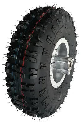Produktbild von Komplettrad Kinderquadreifen Quadreifen Reifen 4.10-4 Kinderquad Kinder silber