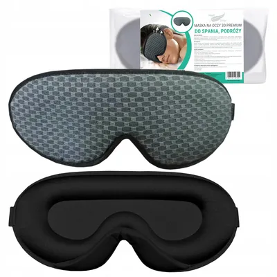 Obrázok produktu pre Páska Na Oči Na Spanie 3D Zatemňovacia Maska Nastaviteľná Prémiová Kvalita