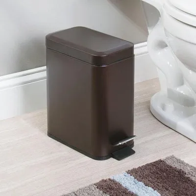 Obrázek produktu pro Koš na odpad Famanu o objemu 5 litrů – bronzové barvy, kompaktní