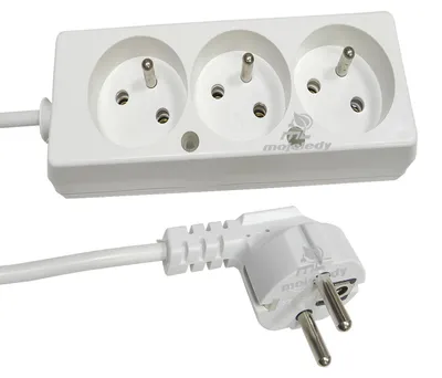 Image de MojeLedy Rallonge 3 prises 1.5m blanc