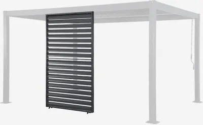 Produktbild von sweeek - Lamellenwand 130cm für Pergola Palace - Anthrazit