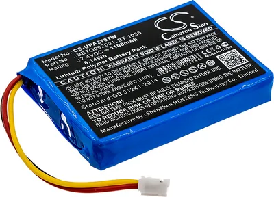 Obrázok produktu pre TECHTEK Batéria kompatibilná s [Uniden] Atlantis 270 nahrádza BBTG092001, pre BT-1035