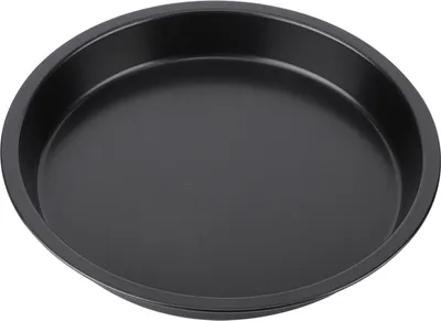Imagen del producto de Bandeja redonda de acero al carbono antiadherente de 20 cm (8 pulgadas) para pizza, horneado y otras preparaciones