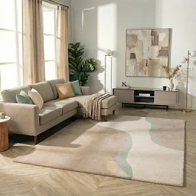 Produktbild von Volero - Wollteppich - Vienna Grau - 200x290cm - Wohnzimmer, Schlafzimmer - Modern