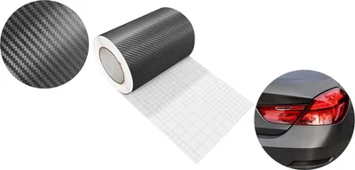 Produktbild von Carbon Folie 20x500 cm - Carbon 3D Graphit - Carbonfolie matt mit Luftkanal-Kleber und UV-Schutz - Selbstklebend Autofolie für Innen und Außen - Auto Folierung für Tuning - Einstiegsleisten Schutz
