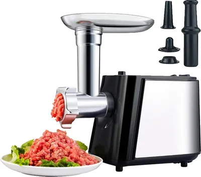 Image de Hachoir à viande, haute performance, accessoires multifonctionnels, 1000 W