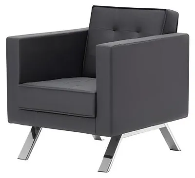 Produktbild von Sessel Modern Sessel Leder Design Stuhl Polster Sessel 1 Sitzer Büro Einrichtung