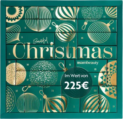 Produktbild von Adventskalender 2025 mit 24 Beauty-Überraschungen, m Make-up, Skincare, Haar- & Körperpflege, Pflegeprodukte für alle Hauttypen