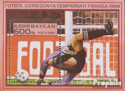 Produktbild von Briefmarken Aserbaidschan 1995 Mi Block17 (kompl.Ausg.) postfrisch Fußball-WM 1998