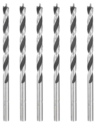 Obrázok produktu pre Sada 6 vrtákov s centrovacou spirálou, priemer 3,5 mm, určená na drevo a plast