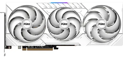 Produktbild von Radeon RX 9070 Pure OC (weiß, RDNA4, GDDR6, 2x DisplayPort, 2x HDMI)