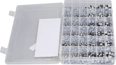 Produktbild von 1520Pcs SMD Elektrolytkondensator 36 Werte 1uF?1000uF Aluminium Sortiment Set