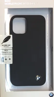 Zdjęcie produktu dla Etui Bmw Bmhcp12Ssilbk Iphone 12 Mini 5,4 Czarny/Black Hardcase Silicone Signature