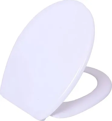 Produktbild von Famanu Duroplast Toilettensitz mit Softclose-Mechanismus - D-Form Weiß