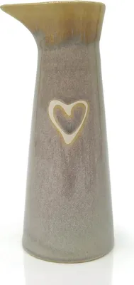 Produktbild von Stoneware Milchkännchen "Herz" sand
