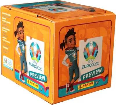 Image de Panini - EURO 2020 Preview - EDITION INTERNATIONALE - Autocollant de collection - 1 présentoir (60 sachets)