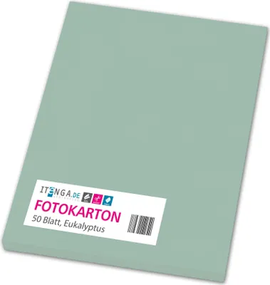 Produktbild von itenga Fotokarton A4 EUKALYPTUS 50 Blatt 300 g/qm