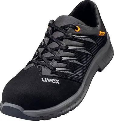 Produktbild von Uvex 69497, Männlich, Erwachsener, Sicherheitsschuhe, Schwarz, Grau, ESD, S2, Schnürverschluss