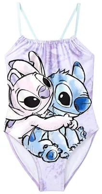 Produktbild von Badeanzug Disney Stitch & Angel Lila 128