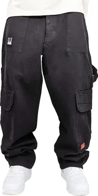 Zdjęcie produktu dla DADA Worker cargo baggy jeans z kieszeniami i przeszyciami rozmiar: 34W