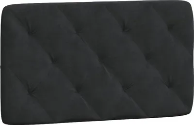 Obrázok produktu pre vidaXL Vankúš na čelo postele čierny 80 cm zamatový