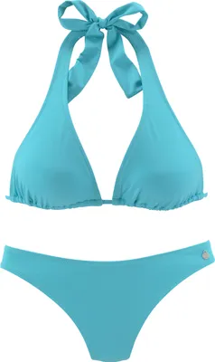 Produktbild von LASCANA Triangel-Bikini türkis Größe 40 Cup C/D