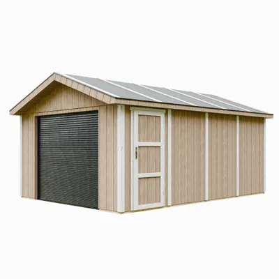 Obrázek produktu pro Kvalitní garáž 17 m²- D378xŠ530 cm - M991B-TERRA BROWN