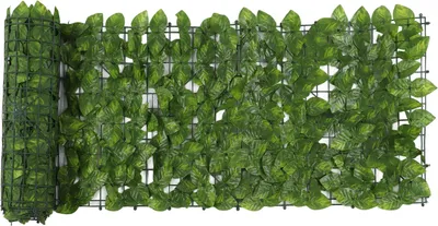 Image de Fausse haie de feuilles,Haie artificielle de feuilles,Clôture artificielle de feuilles,Brise-vue de fausse clôture,Brise-vue de fausse clôture,Panneau de fausse haie