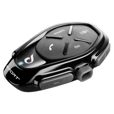 Obrázok produktu pre Interphone INTERPHOSPORT, Bezdrôtový, 55 g, Slúchadlá s mikrofónom, Čierna