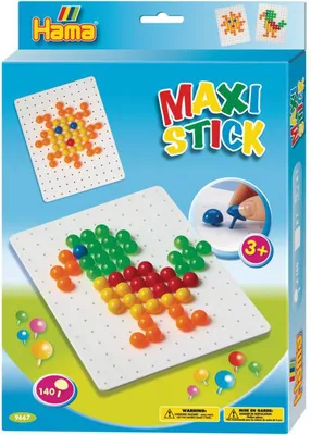 Produktbild von Hama Beads 9667, Bastelset für Kinder, 3 Jahr(e), Mehrfarbig, 140 Stück(e)