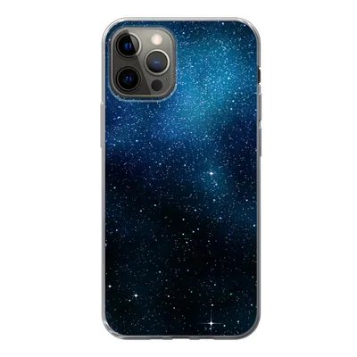 Produktbild von MuchoWow® Handyhülle Schutzhülle Hülle für iPhone 12 Pro Galaxie - Nacht - Galaxie - Jungen - Mädchen - Kinder Silikon Softcase Handy Hülle - Abdeckung