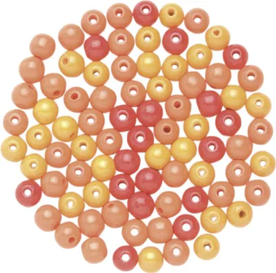 Obrázok produktu pre Glorex Holzperle orange-mix 10 mm