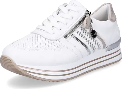 Produktbild von Remonte Damenschuhe Für lose Einlagen sportlicher Schnürer Weiß Freizeit, Schuhgröße:40 EU