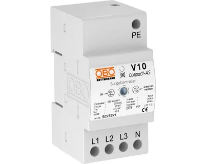 Produktbild von OBO V10 Compact V10 COMPACT-AS m.Akustiksignalisierung 255V 5093391