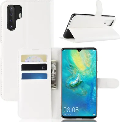 Immagine prodotto di Custodia per Huawei P30 Pro Custodia per telefono cellulare Flip Cover Custodia per telefono cellulare Bumper Bianco
