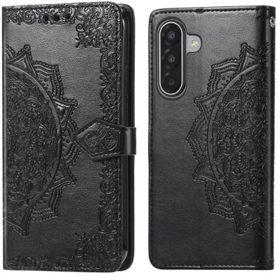 Imagen del producto de Funda libro Mandala para Samsung Galaxy A18 (4G) / A17 (4G/5G) - Negro
