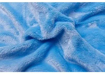 Produktbild von Bettlaken Mikroflanell hellblau 90x200x20 cm
