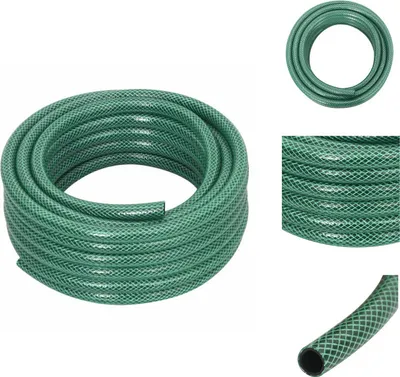 Image de vidaXL Tuyau d'arrosage vert 0,6" 50 m PVC - Tuyaux d'arrosage