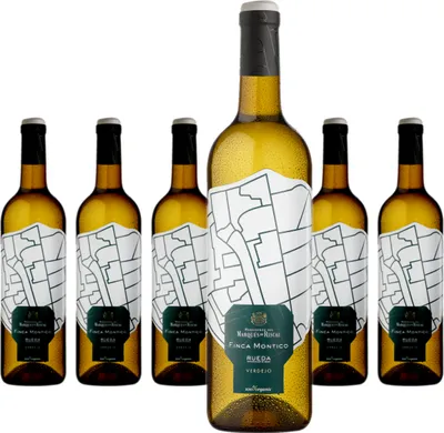 Produktbild von 6 x Marqués de Riscal Finca Montico Rueda DO