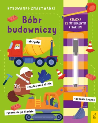 Image de Książka Rysowanki-zmazywanki Bóbr budowniczy dla dzieci