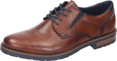Produktbild von Rieker Herren Echtleder Halbschuh Schnürer braun , Herren:40 EU