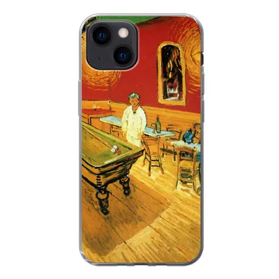 Produktbild von MuchoWow® Handyhülle Schutzhülle Hülle für iPhone 13 mini Das Nachtcafé - Vincent van Gogh Silikon Softcase Handy Hülle - Softcase