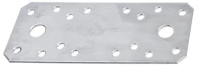 Produktbild von Alberts Flachverbinder | Edelstahl | 133 x 55 mm | 50er Set