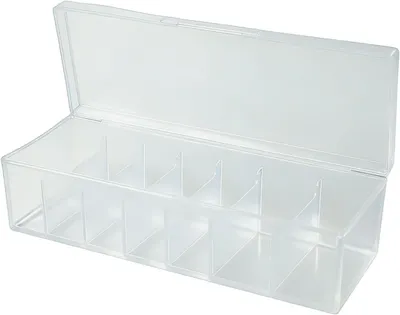 Produktbild von Karteikasten im DIN A8-Format, 27,7 x 10 x 8 cm, mit 7 Fächern, zur Aufbewahrung