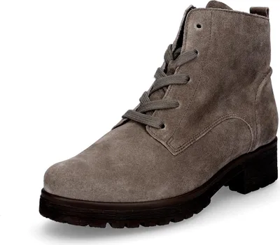 Produktbild von Gabor Damen Leder Schnürstiefelette taupe