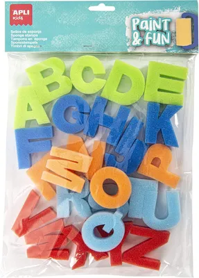 Zdjęcie produktu dla Zestaw stempli "ABC" dla dzieci, 26 sztuk.