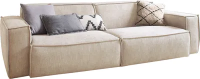 Produktbild von KAWOLA Sofa SAMU 3-Sitzer Stoff beige